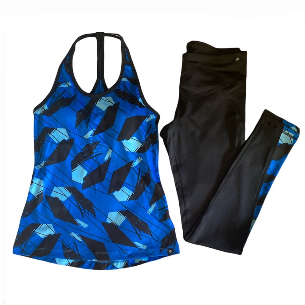 Satva Women’s Workout Set | Leggings Tank Top Bundle | Athletic Clothes
